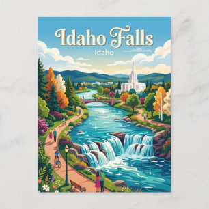 Carte Postale Idaho Falls Idaho