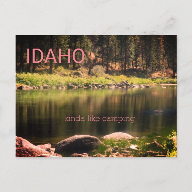 Carte Postale Idaho genre camping (Devant)