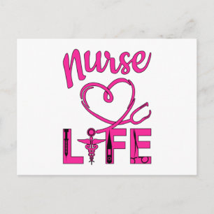 Carte Postale Idée cadeau infirmière docteur hôpital soins médic