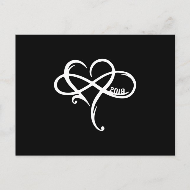 Carte Postale Idée cadeau romantique Saint-Valentin 2019 Love He (Devant)