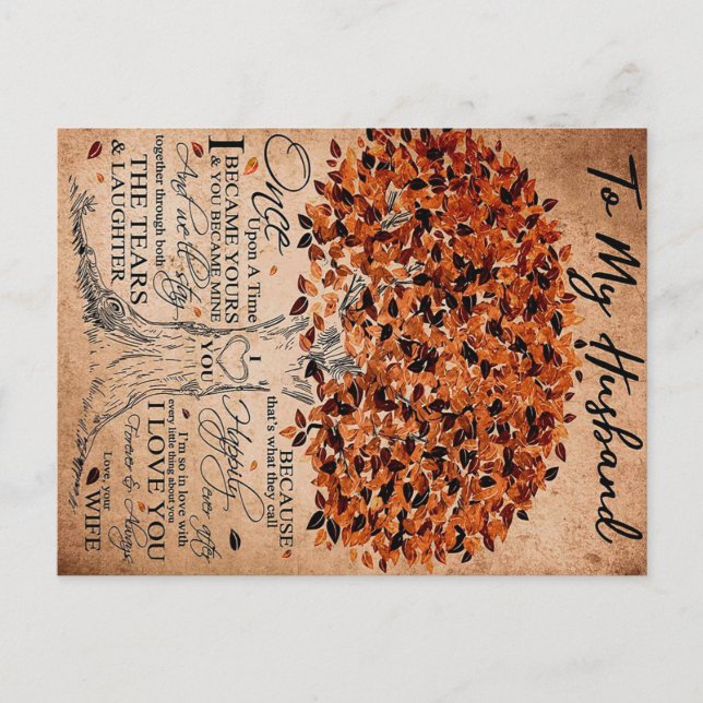 Carte Postale Idée de cadeau de citation d'amour pour mari, anni (Devant)