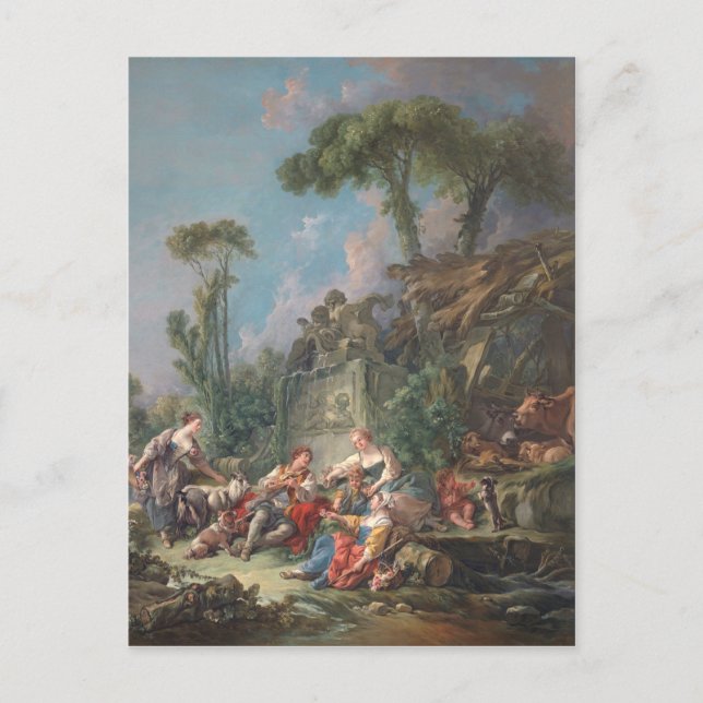 Carte Postale Idyll de Berger - François Boucher (Devant)