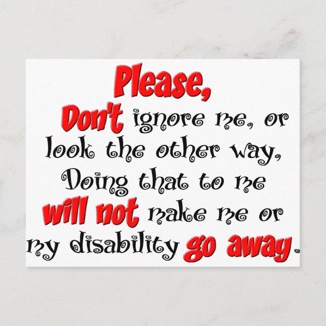 Carte Postale Ignorer (Devant)