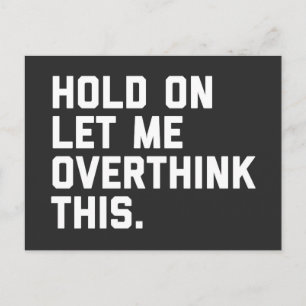 Carte Postale Ignorer cette citation amusante