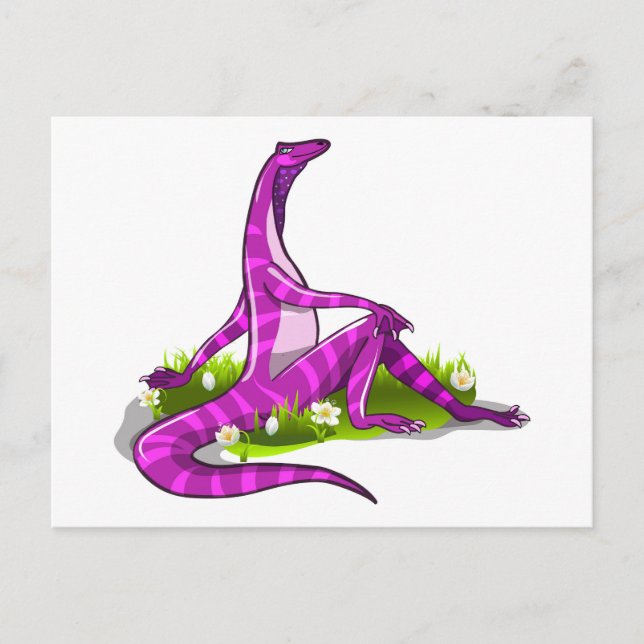 Carte Postale Iguanodon Montre Sa Beauté Naturelle. (Devant)