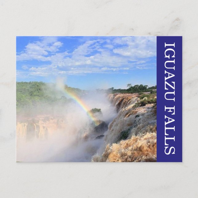 Carte Postale iguazu tombe arc-en-ciel (Devant)