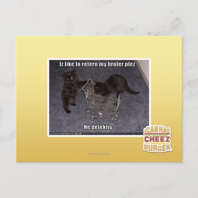 Carte Postale Il a fait défaut (Devant)