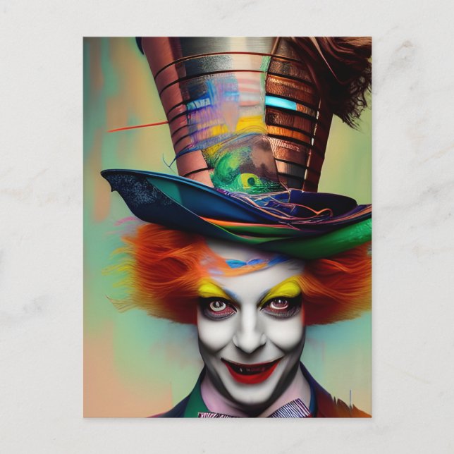 Carte Postale Il est fou (Devant)