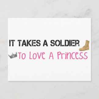 Carte Postale Il Faut Un Soldat Pour Aimer Une Princesse