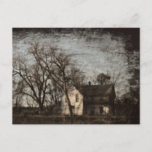 Carte Postale Il ne reste que des souvenirs, ferme abandonnée