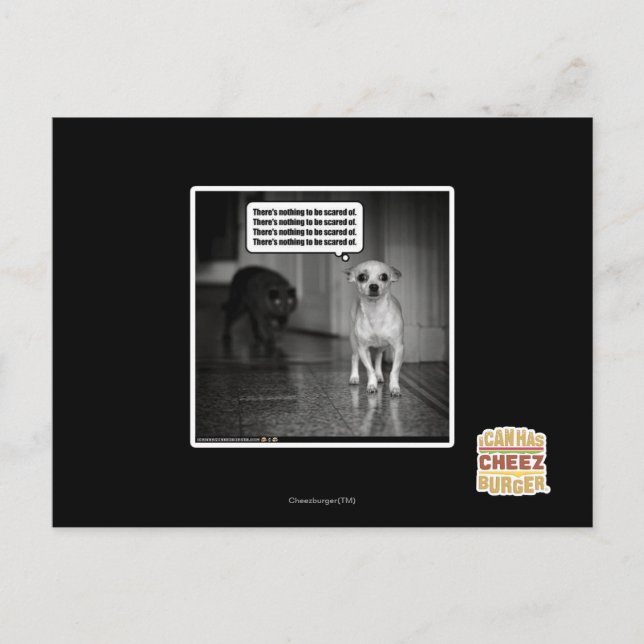 Carte Postale Il n'y a rien à craindre (Devant)