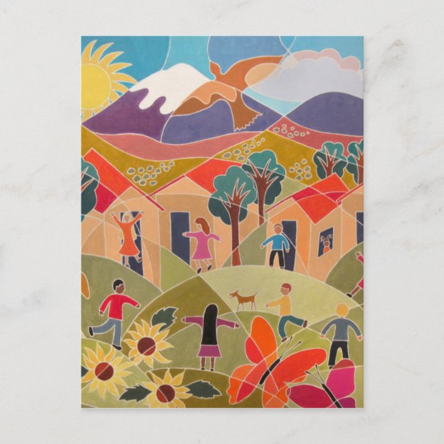 Carte Postale Il prend un village (Devant)