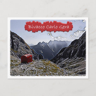 Carte Postale Il - refuge alpin Bivacco Carlo Gera - Dolomiti -