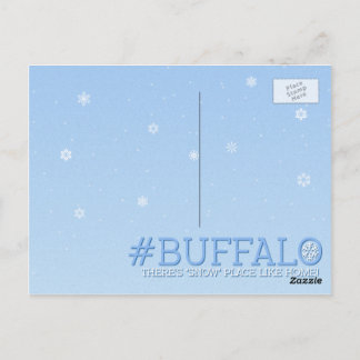 Carte Postale Il y a la "neige" qui nous arrête maintenant Buffa