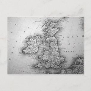 Carte Postale Île britannique