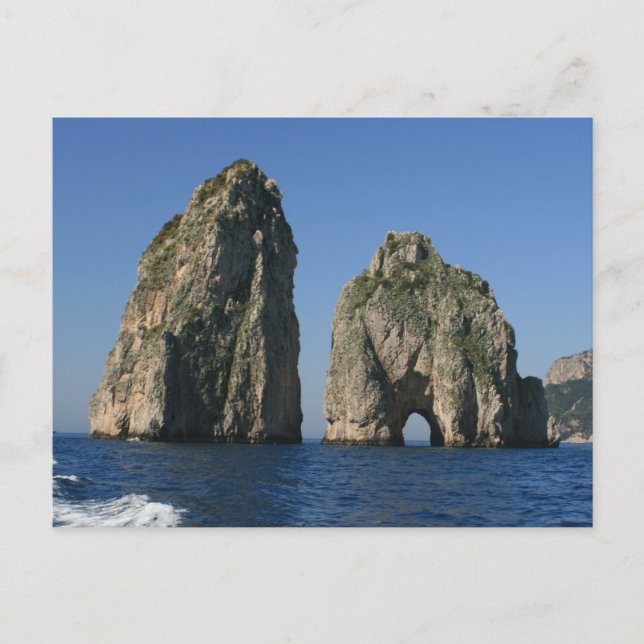 Carte Postale Île de Capri, Faraglioni (Devant)