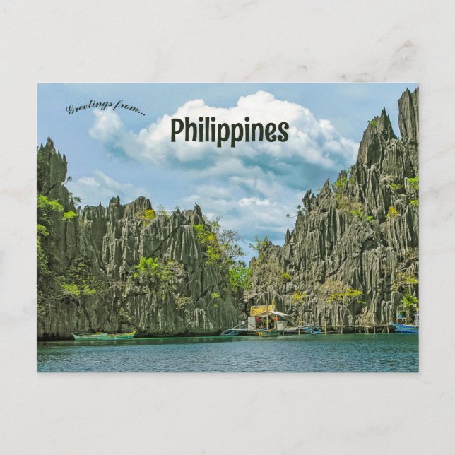 Carte Postale Île de Coron Philippines (Devant)