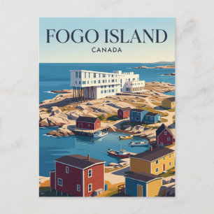Carte Postale Île de Fogo Canada