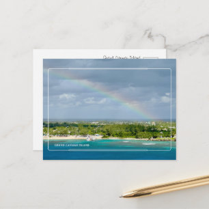 Carte Postale Île de Grand Cayman Rainbow Bliss