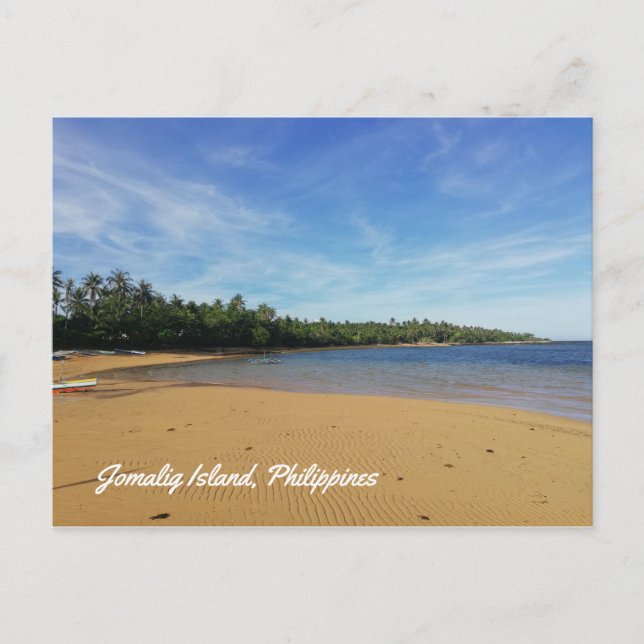 Carte Postale Ile de Jomalig, Philippines (Devant)