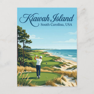 Carte Postale Île de Kiawah États-Unis
