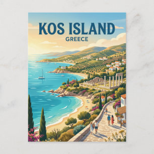Carte Postale Île de Kos Grèce