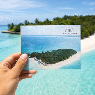 Carte Postale Île de Mnemba, Tanzanie   Aquarelle Côtière