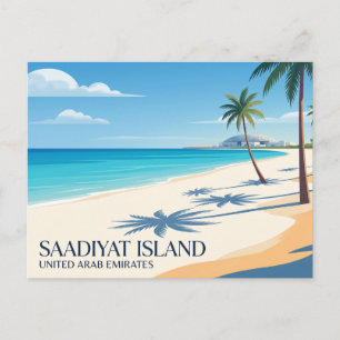 Carte Postale Île de Saadiyat Émirats arabes unis