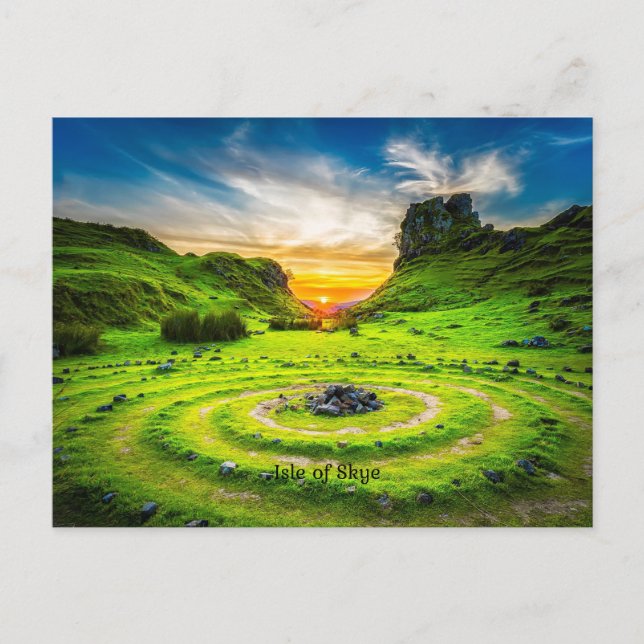 Carte Postale Île de Skye, Écosse, (Devant)