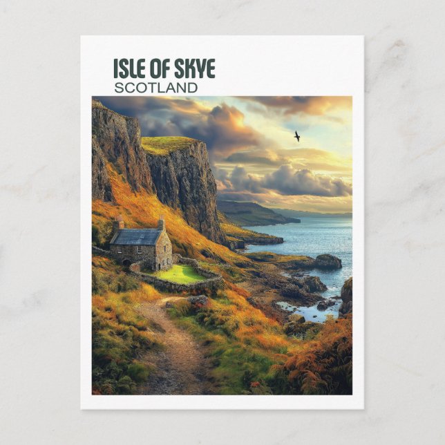 Carte Postale Île de Skye Écosse - Majestic Highland (Devant)