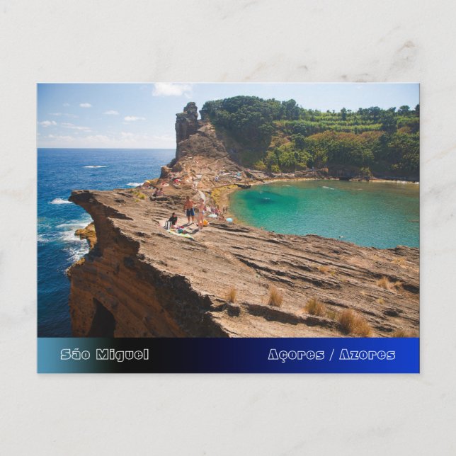 Carte Postale Ile de Vila Franca do Campo (Devant)