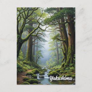 Carte Postale Ile de Yakushima Voyage au Japon