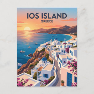 Carte Postale Île d'ios Grèce