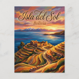 Carte Postale Île du Soleil Bolivie