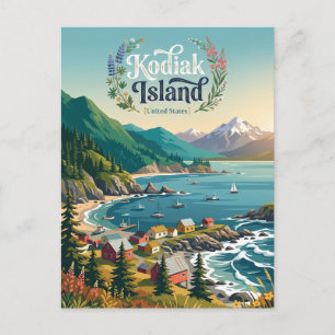 Carte Postale Île Kodiak Alaska