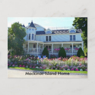 Carte Postale Île Mackinac - Fleur Jardin