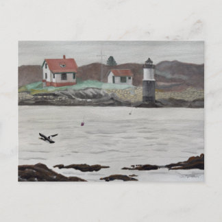 Carte Postale Île Ram Maine
