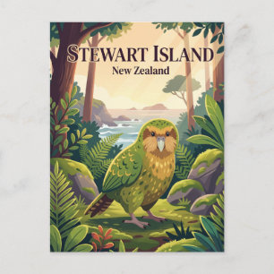 Carte Postale Île Stewart Nouvelle-Zélande