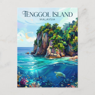 Carte Postale Île Tenggol Malaisie
