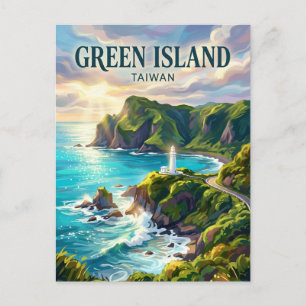 Carte Postale Île Verte Taïwan