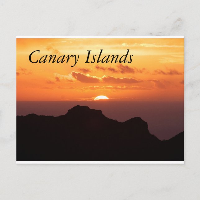 Carte Postale Îles Canaries (Devant)
