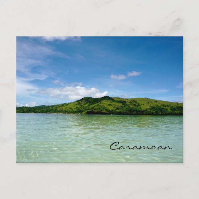 Carte Postale Îles Caramoan - Manlawi Sandbar Vue (Devant)