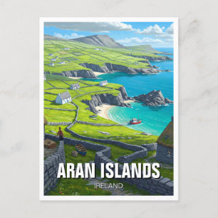 Carte Postale Iles d'Aran Irlande Voyage