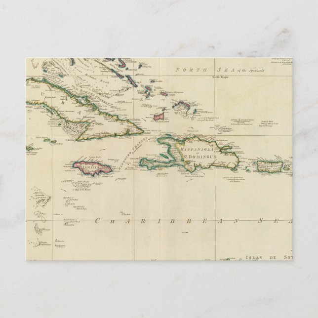 Carte Postale Îles de l'Inde occidentale 2 (Devant)