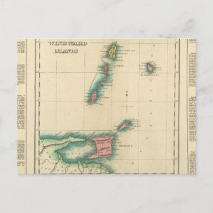 Carte Postale Îles du Vent