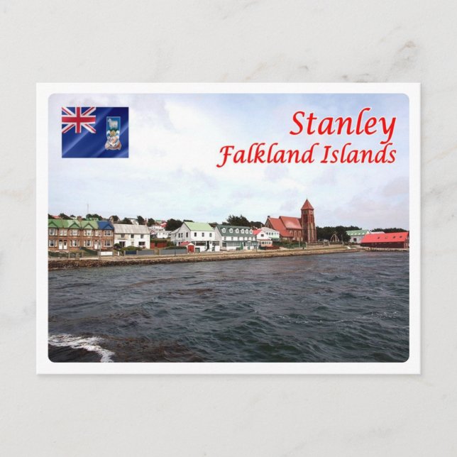 Carte Postale Îles Falkland - Stanley - (Devant)