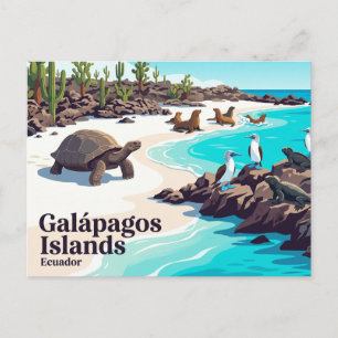 Carte Postale Îles Galápagos Équateur