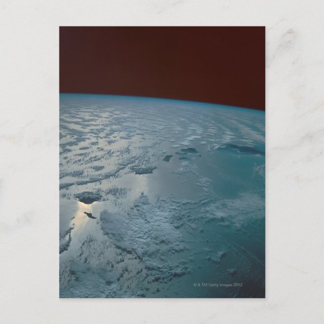Carte Postale Îles Hawaiiennes prises de la navette spatiale (Devant)