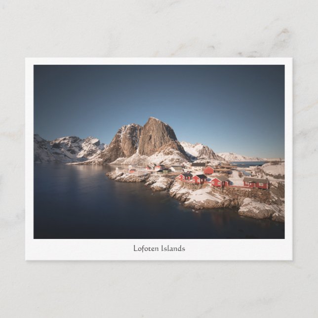 Carte Postale Îles Lofoten Norvège (Devant)