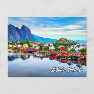 Carte Postale Îles Lofoten, Norvège